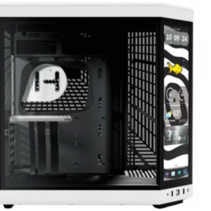 Gabinete HYTE Y70 TOUCH INFINITE Panda Vidrio Templado Pantalla Tactil 2.5K LCD IPS 60Hz Inc. Cable Riser PCIe 4x16 USB-C 3.2