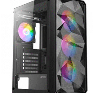 Gabinete Antec AX83 RGB ELITE Black Mesh 4x120mm RGB Fixed Fans Vidrio Templado