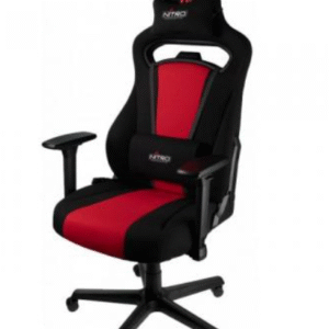 Silla Gamer Nitro Concepts E250 - Negro/Rojo (Peso MAX. 150kg)