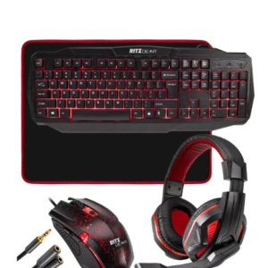 Kit De Accesorios Para Juegos Ritz Gear (rojo) | Paquete De Rojo.
